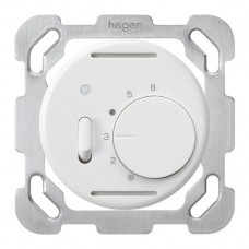 UP-Raumthermostat,weiss basico,mit Schalter und LED
