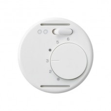 Raumthermostat basico,weiss Einsatz mit Schalter,LED,Fühler,Ø58