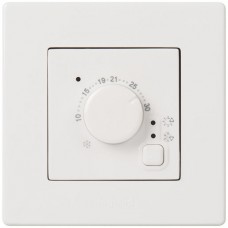 AP-Raumthermostat,Arteor,weiss 8A,5-30°,mit Schalter 79x79x54