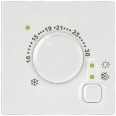 Raumthermostat 2M, Mosaic,weiss 16A,10-60°C,mit Fühler und Schalter