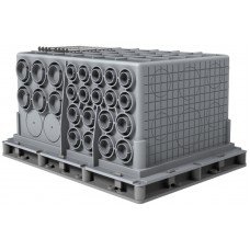 UP-Schalungskasten Multibox 288×208×152mm, gu, GDP 650°C