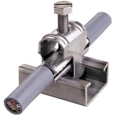 Schirmanschlussklemme 16-20mm rostfrei mit Schraube und Feder
