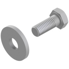 Schraube 6 Kant M10x25mm - 25 Stück