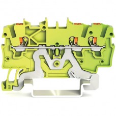 Schutzleiterklemme WAGO TopJob-S 1mm² 3L grün-gelb Serie 2200 - 1 Stück