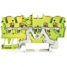 Schutzleiterklemme WAGO TopJob-S 1mm² 4L grün-gelb Serie 2200 - 1 Stück