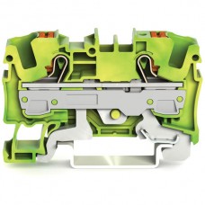 Schutzleiterklemme WAGO TopJob-S 6mm² 2L grün-gelb Serie 2206 - 1 Stück