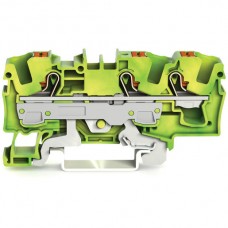 Schutzleiterklemme WAGO TopJob-S 6mm² 3L grün-gelb Serie 2206 - 1 Stück
