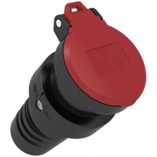 Kupplungssteckdose ELBRO T25 IP55 Gummi schwarz