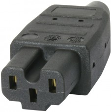 Apparate-Steckdose T123 Super-Hot schwarz