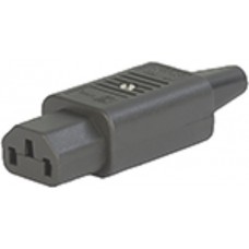 Gerätesteckdose T113 schwarz Typ 4782 70°C