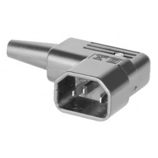 Universal-Gerätestecker L+N+PE 10 A 250V schwarz