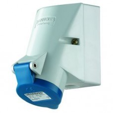 AP-Steckdose Mennekes 16A 2LPE blau