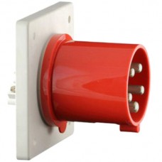 EB-Stecker CEE 63A 5P 400V Kontakte vernickelt