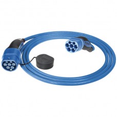 Ladekabel 7,5m 3P 20A 400V AC mit Stecker und Kupplung Typ 2