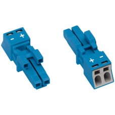 Buchse WINSTA MINI 2L ohne Zugentlastungsgehäuse blau - Pack à 50 Stück