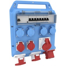 Stromverteiler Bals blau 4xT23 2xT25, 1x CEE 32A, 2xCEE 16A
