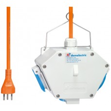 Kreuzverteiler Demelectric Typ 840 3×T13 1,5m 3×1,5² Stecker T12