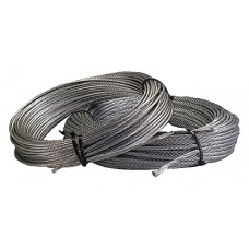 Stahldrahtseil 3mm plastifiziert Rolle à 50m