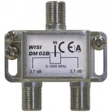 Verteiler-F, 2xWISI DM02B 2x3,7dB 5-1000MHz