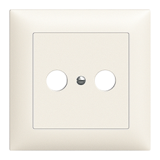 UP-Frontset EDIZIOdue 88x88mm 2-Loch FMI