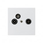 Antennen-Steckdosen TV-R-Daten, 3-Loch
