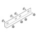 Verbinder Lanz gerade für Weitspann-Multibahn 60mm fvz - 2 Stück