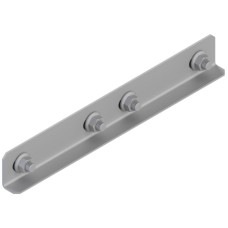 Verbinder Lanz gerade für Weitspann-Multibahn 60mm gvz - 2 Stück
