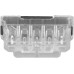 Verbindungsklemme Electro Terminal 5P 0.5-2.5mm² grau transparent - 100 Stück