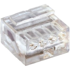 Verbindungsklemme WAGO MICRO für Draht 4x0.4-0.5mm transparent - 100 Stück