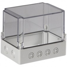 Apparategehäuse RW CUBO S 125×175×150 SPCM transparent