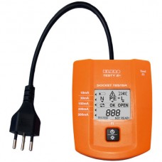 Steckdosen/FI-prüfgerät Testy2+ für T12,13,23 CATIII 300V IP40