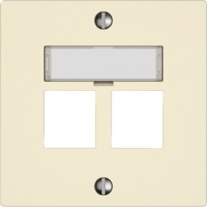 Montageset EDIZIO.liv Keystone SNAPFIX gerade 2x crema