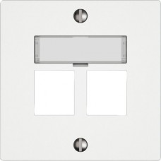 Montageset EDIZIO.liv Keystone SNAPFIX gerade 2x weiss Montageset EDIZIO.liv Keystone SNAPFIX gerade 2x weiss