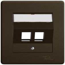 UP-Montageset EDIZIO.liv Keystone SNAPFIX schräg 2x braun UP-Montageset EDIZIO.liv Keystone SNAPFIX schräg 2x braun