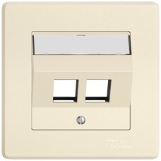 UP-Montageset EDIZIO.liv Keystone SNAPFIX schräg 2x crema UP-Montageset EDIZIO.liv Keystone SNAPFIX schräg 2x crema