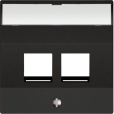 Montageset EDIZIO.liv Keystone SNAPFIX schräg 2x schwarz Montageset EDIZIO.liv Keystone SNAPFIX schräg 2x schwarz