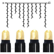 Lichterkette System LED Extra 2x1m schwarz 8W 100 LED warmweiss