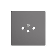 Frontplatte EDIZIOdue T12 dunkelgrau mit Shutter