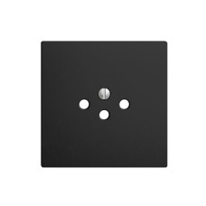 Frontplatte EDIZIOdue T12 schwarz mit Shutter