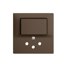 Frontset EDIZIOdue coffee 60×60mm T12 mit Shutter