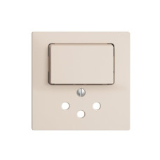 Frontset EDIZIOdue crema 60x60mm T12 mit Shutter