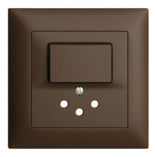 UP-Frontset EDIZIOdue coffee 88x88mm T12 mit Shutter