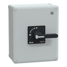 AP-Anlageschalter Schneider Electric Vario 100A 4P schwarz N-vorauseilend IP65