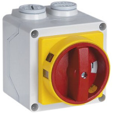 AP-Drehschalter K&N CA11.A292/CH071.*PN4, 20A/690V 0/3L rot/gelb