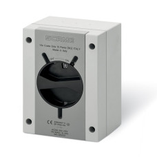 Lasttrennschalter 4P 20A IP66/IP69 grau-schwarz