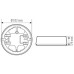 AP-Dose ESYLUX BASIC MOUNTING BOX für BASIC weiss