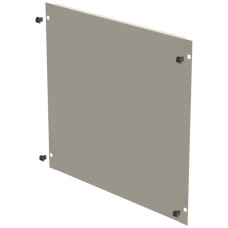 Blindplatte 19" Schnellverschluss 10HE Stahl grau
