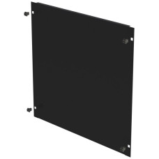 Blindplatte 19" Schnellverschluss 10HE Stahl schwarz
