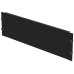 Blindplatte 19" Schnellverschluss 3HE Stahl schwarz