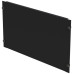 Blindplatte 19" Schnellverschluss 6HE Stahl schwarz